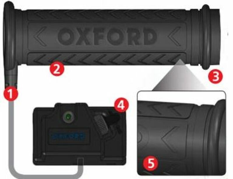Puños calefactables ATV con regulador de temperatura Oxford OF769 OXFORD OF769