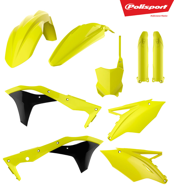 Kit de plástica completo Polisport Kawasaki amarillo fluor 90743 POLISPORT 90743