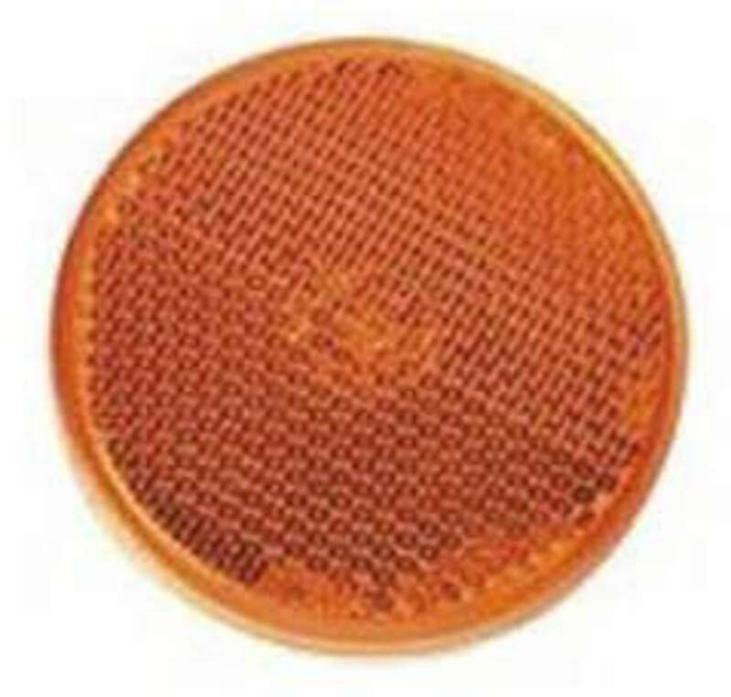 Catadióptrico ambar redondo con adhesivo V PARTS 11752