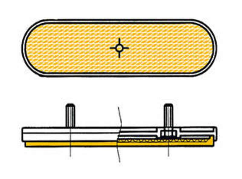 CATADIOPTRICO OVALADO LATERAL V PARTS 8161