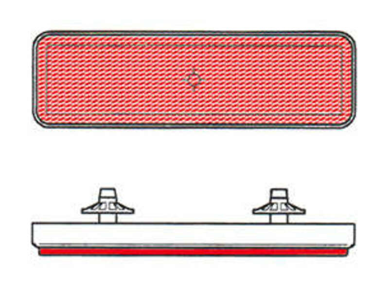 CATADIOPTRICO RECTANGULAR TRASERO V PARTS 8164