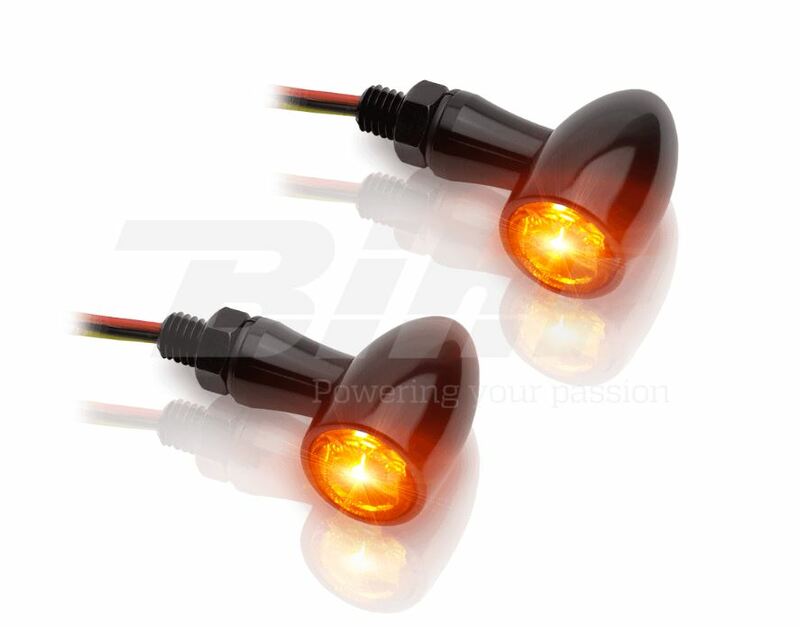 Juego de intermitentes traseros+pilotos alu. LED V Parts 12V2.7W 38x22,5mm V PARTS ST-01262-1LED