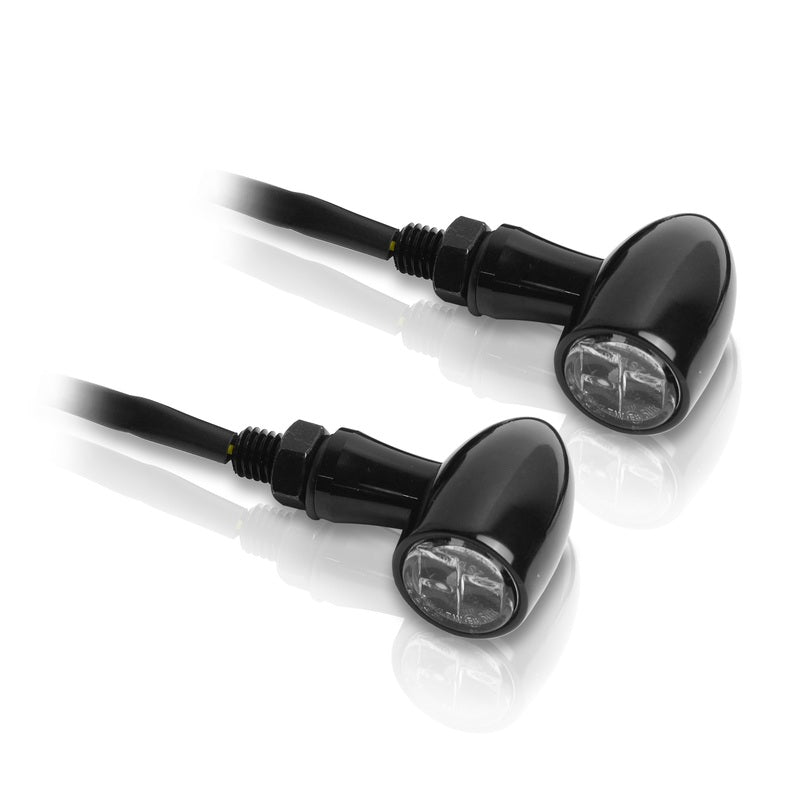 Juego de intermitentes aluminio LED V Parts 12V2.7W 38x22,5mm V PARTS ST-01262LEDE