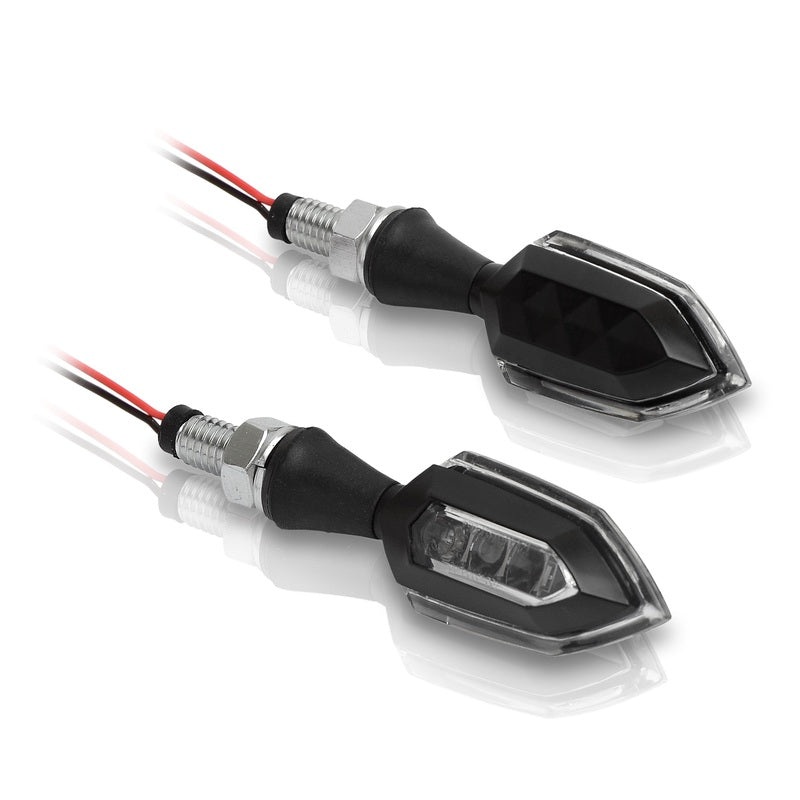 Juego de intermitentes Zinc LED V Parts 12V1.6W 62x23mm V PARTS ST-01264LEDE