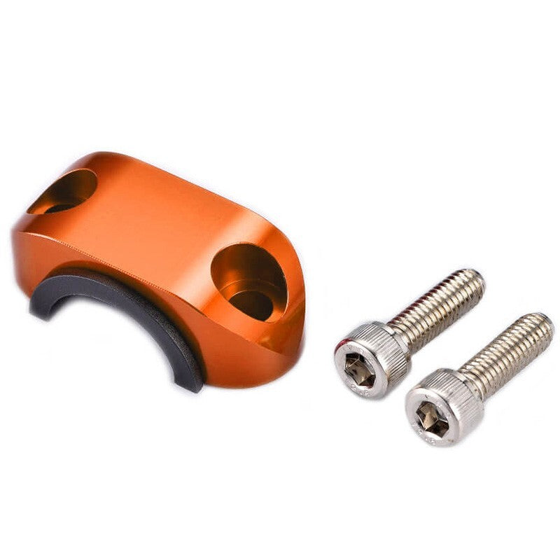 Abrazadera superior soporte maneta con goma ART naranja ART ASOT-232-OR