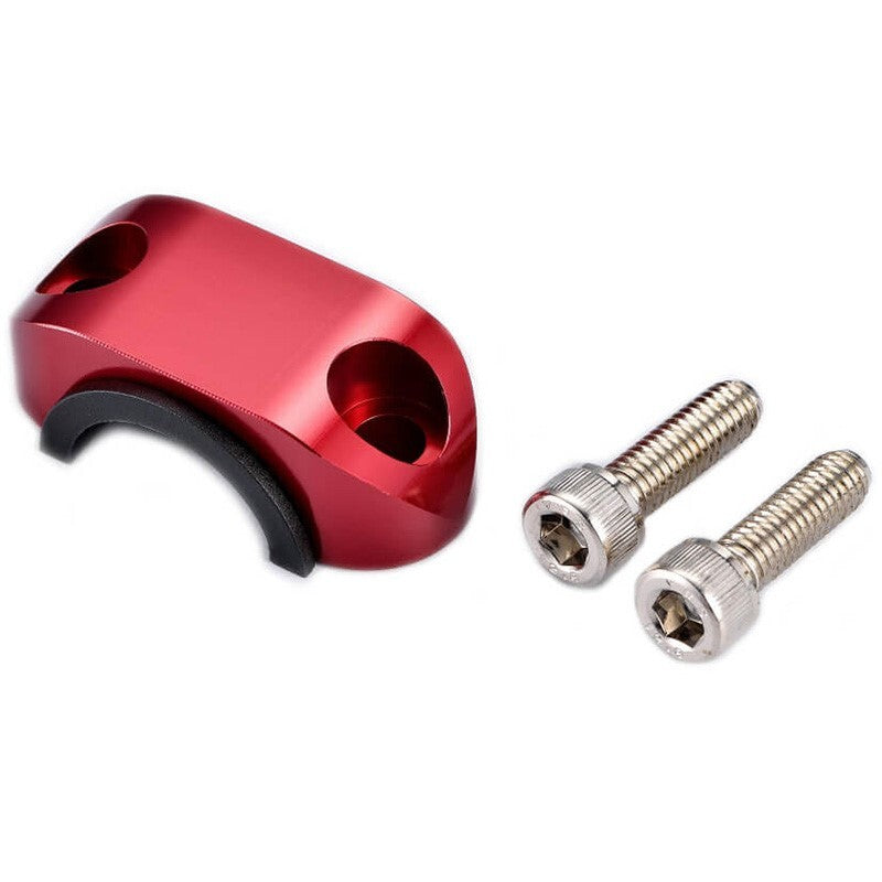 Abrazadera superior soporte maneta con goma ART rojo ART ASOT-232-RD