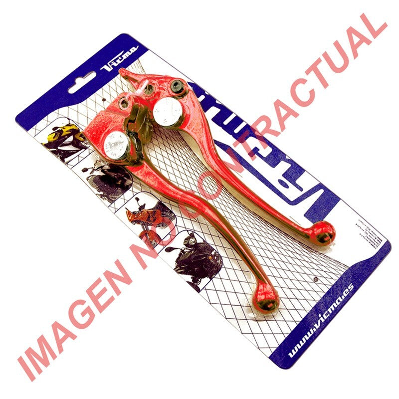 Juego de manetas rojas V PARTS 116C-1+128B-4