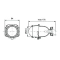FARO POLIEPSOIDAL DELANTERO universal V PARTS PJ-HIGH