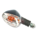 Juego de intermitentes universales V PARTS brazo corto - Carbono / Transparente V PARTS ST-6146S-CAR-TRA-21W