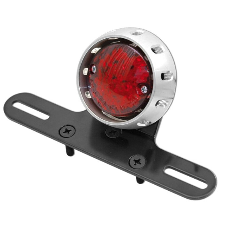Piloto Custom LED. Soporte+matricula V PARTS ST-7008A-LEDE-BLACK