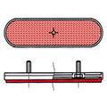 CATADIOPTRICO OVALADO TRASERO V PARTS 351