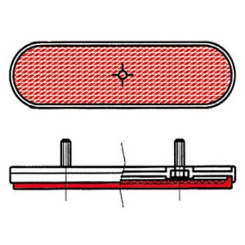 CATADIOPTRICO OVALADO TRASERO V PARTS 351