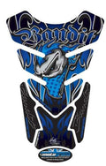 Protector de depósito Motografix BANDIT azul, 4 piezas MOTOGRAFIX ST078B