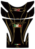 Protector de depósito Motografix RSV,RSV4 negro/oro MOTOGRAFIX TA017KA