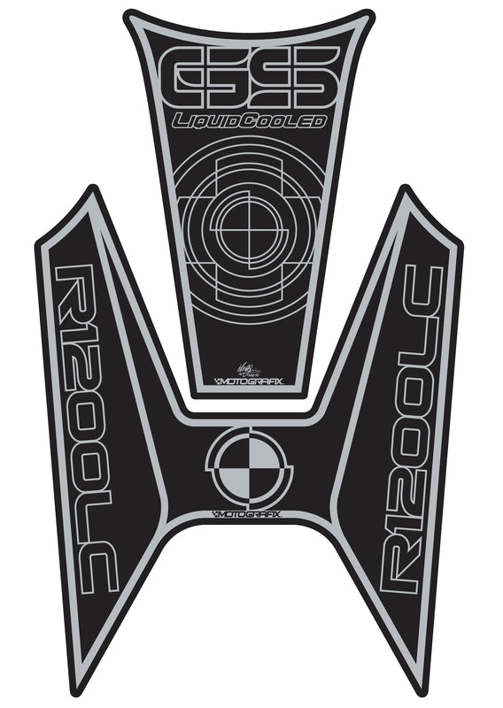 Protector de depósito Motografix R1200GS negro MOTOGRAFIX TB017K