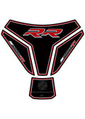 Protector de depósito Motografix BMW S1000RR 4 piezas negro/rojo MOTOGRAFIX TB023KR