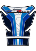 Protector de depÃ³sito Motografix SUZUKI GSR750 2 piezas blanco/azul MOTOGRAFIX TS027BW
