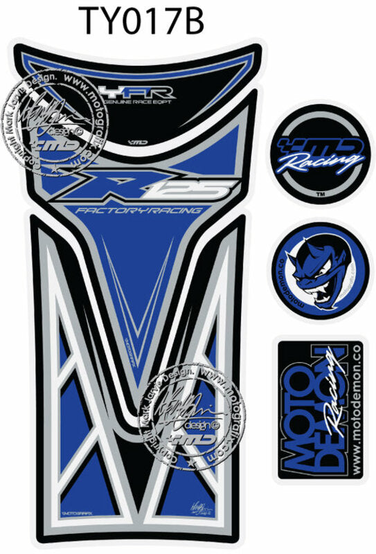 Protector de depósito Motografix YZF-R125 azul MOTOGRAFIX TY017B