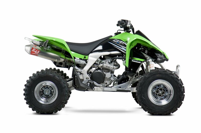 Silencioso Yoshimura Race tobera de aluminio para escape RS-2, acero inoxidable, Kawasaki KFX450R YOSHIMURA US 2415503-RMA