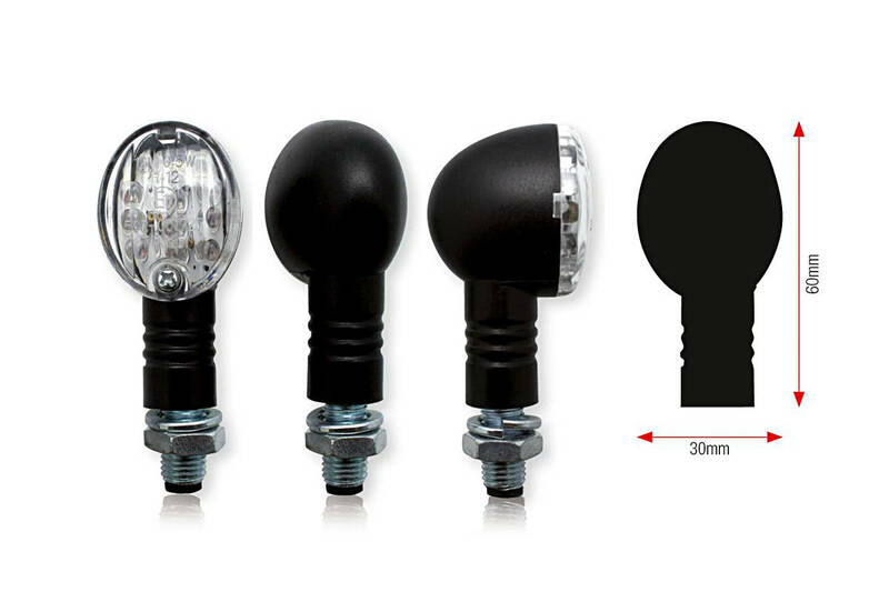 Juego de intermitentes LED Bullit Universales homologados BIHR 002-7
