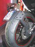 Portamatrículas a la rueda Yamaha MT-09 Tracer negro ACCESS DESIGN SPLRY020