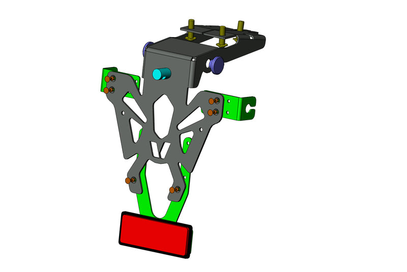 Portamatrículas Honda CB650F negro V PARTS C8-SPH024