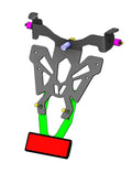 Portamatrículas Honda CB1000R negro V PARTS C8-SPH030