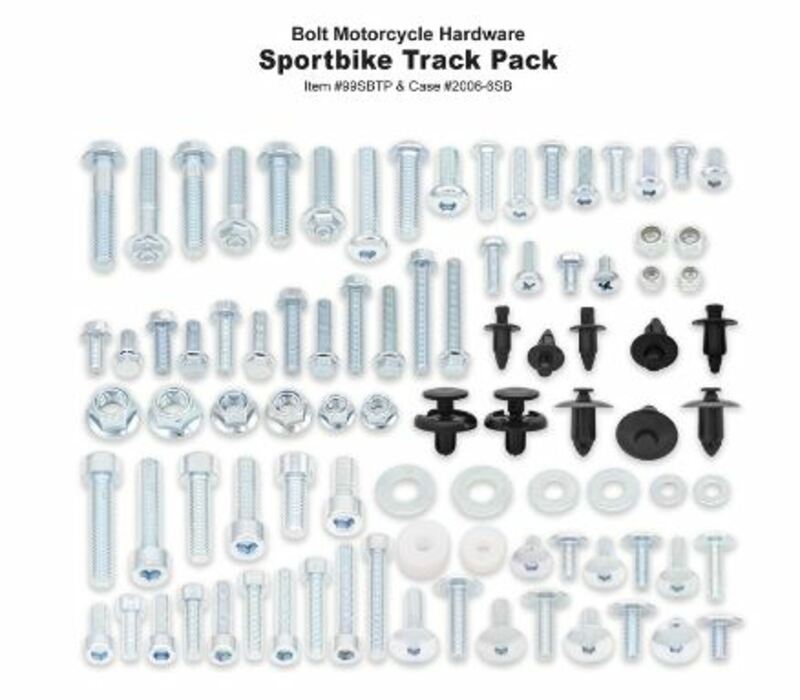 Kit de tornillería Bolt Track Pack STREET HONDA-KAW-SUZ-YAM BOLT 2007-6SB