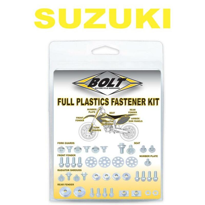 Kit de tornillería Bolt para plástica RM-Z450 18 BOLT SUZ-1800004