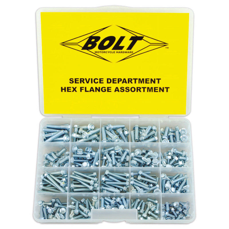 Maleta tornillos hexagonal BOLT Motor y chasis 352 piezas BOLT SVCFLANGE