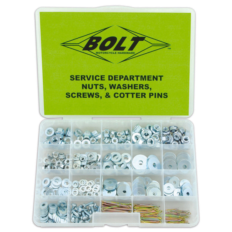 Maleta tuercas, arandelas, tornillos, pernos BOLT 422 piezas BOLT SVCNWSC