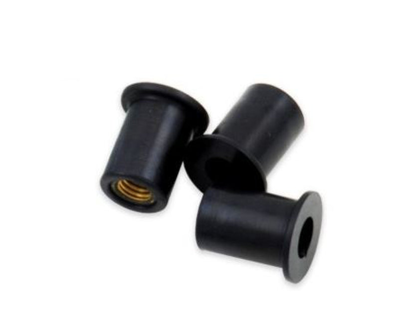 Tuercas de goma BOLT M5X0.8 para cúpulas y carenados - 50 unidades BOLT WSF-NUT-50