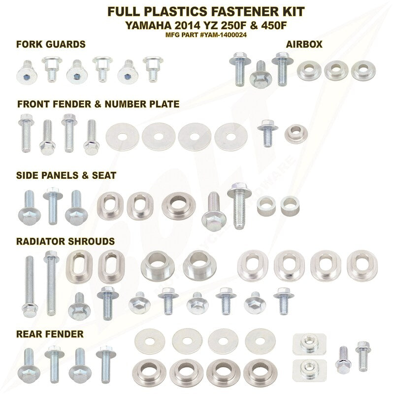 Kit tornillería de plástica Bolt YAM BOLT YAM-1400024