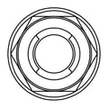 Tuerca fuji con brida BOLT M10 x 1,25 x14mm BOLT 021-31014