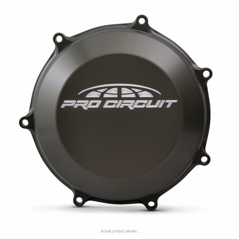 Tapa de embrague Pro Circuit para Kawasaki KX450: aluminio, negro PRO CIRCUIT CCK19450