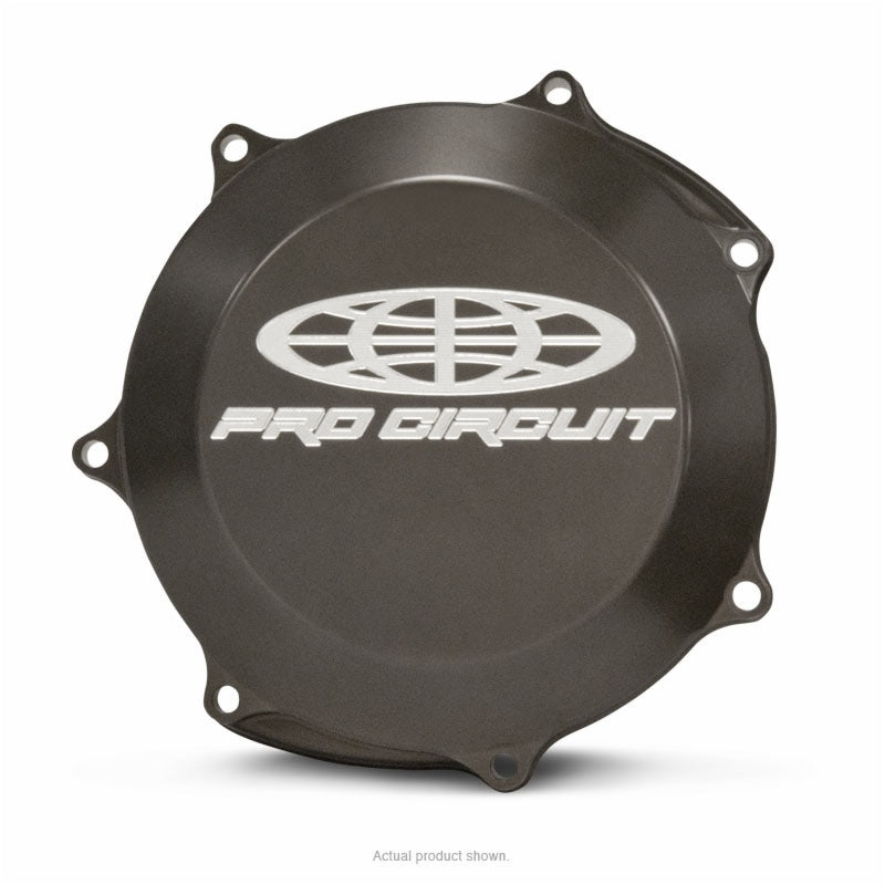 Tapa de embrague Pro Circuit para Yamaha YZ450F: aluminio, negro PRO CIRCUIT CCY03450F