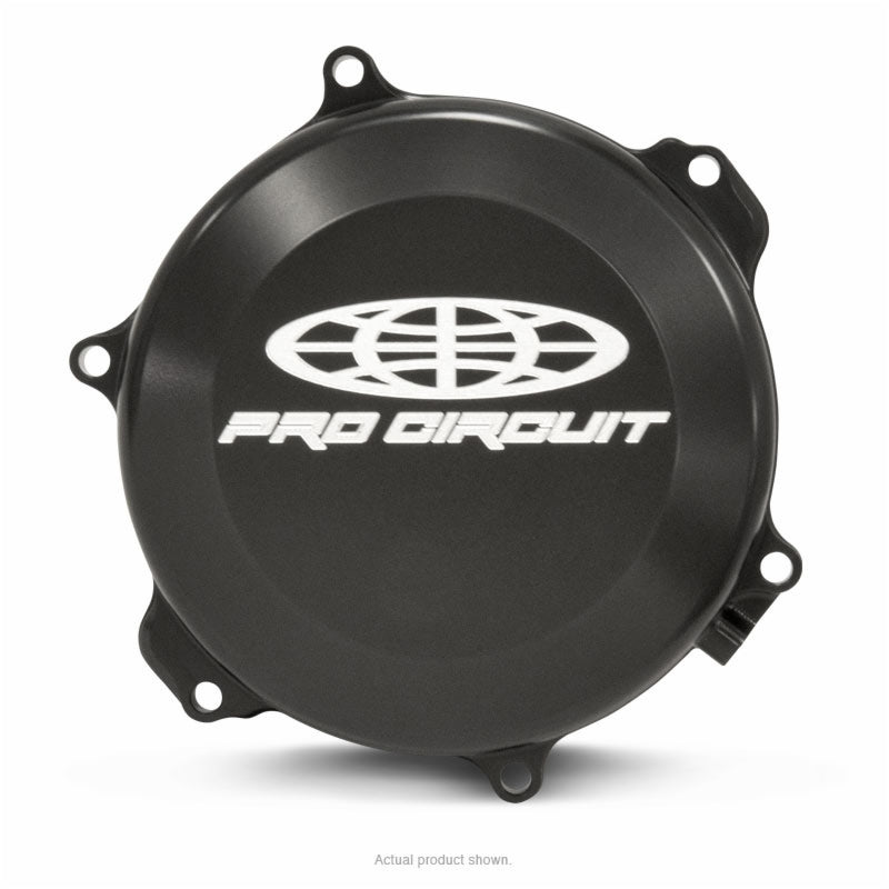 Tapa de embrague Pro Circuit para Yamaha YZ125: aluminio, negro PRO CIRCUIT CCY05125