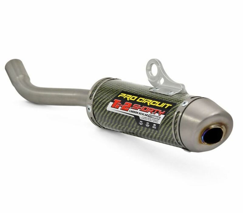Silencioso Pro Circuit Ti-2 Shorty Yamaha YZ85: carbono, tapa de titanio PRO CIRCUIT 1131985K