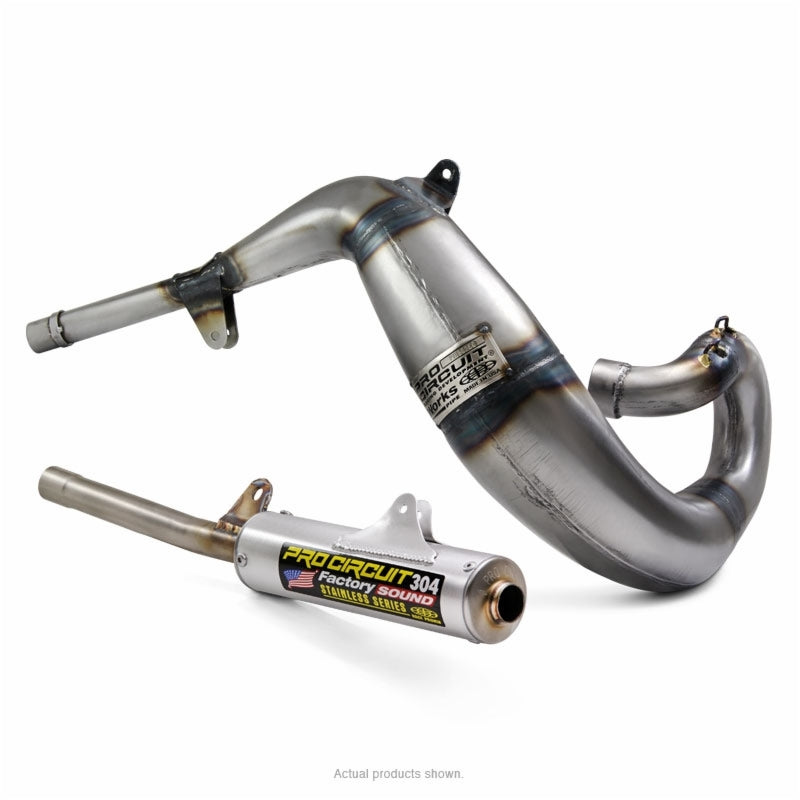 Kit de bufanda de escape Pro Circuit Works + Silencioso 304, Honda CR250R PRO CIRCUIT 86CR250KIT