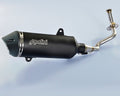 Escape completo Polini Maxi-scooter, inox, silencioso aluminio negro Piaggio Medley 125 POLINI 190,0061