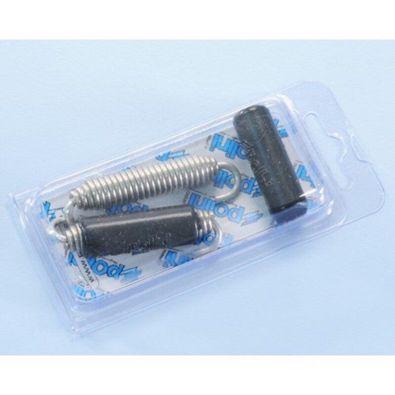 MUELLE ESCAPE POLINI ROTATIVO CON GOMA INOX L= 67mm 228.0005 POLINI 228,0005