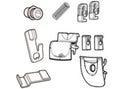 Recambio Conjunto Mecanismo SH39 SHAD D1B391MAR