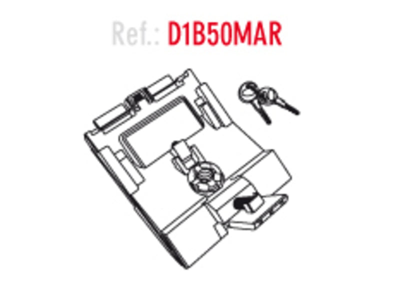 Recambio Conjunto CIERRE SH50 SHAD D1B50MAR