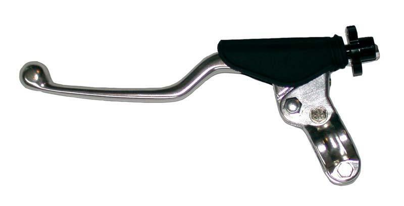 BIHR Long Clutch Lever + Perch Polished/Black Universal BIHR L10-003 LONG