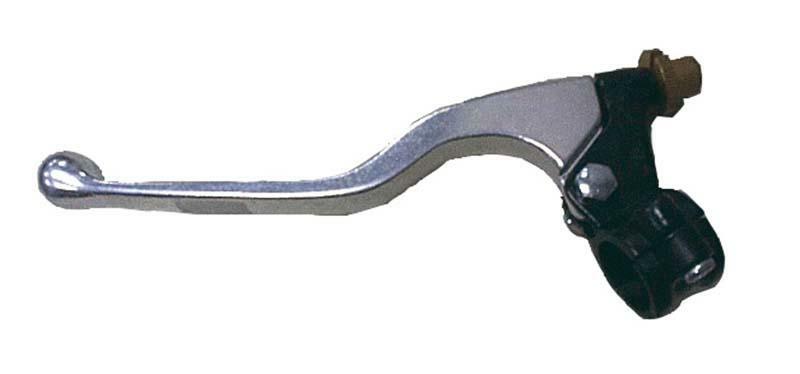 BIHR Long Clutch Lever + Perch Casted aluminium Polished/Black Universal BIHR L35-421C