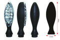 BIHR Elipse LED Indicators Black Metal Universal BIHR 01-1908BK