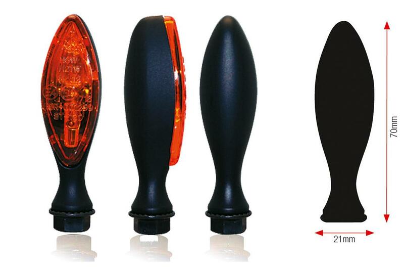 BIHR Elise Indicators Black Metal Universal BIHR 02-130BKE