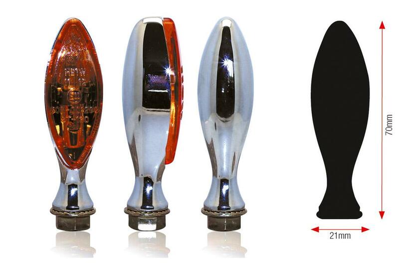 BIHR Elise Indicators Chromed Metal Universal BIHR 02-130CHE