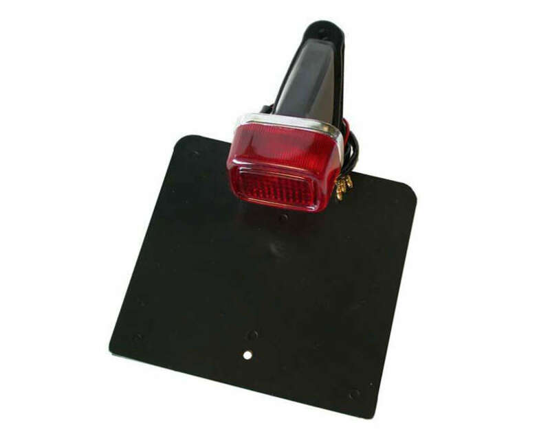 V PARTS Rear Light w/ License Plate Holder Black Yamaha TY Type Universal V PARTS L15-109