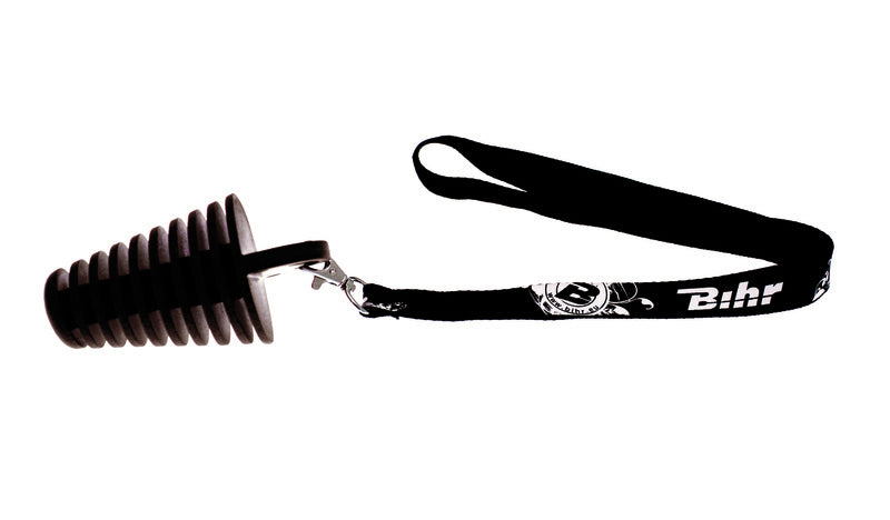 BIHR Exhaust Plug 4 Stroke Black Ø33 to 61mm BIHR L35-63601K